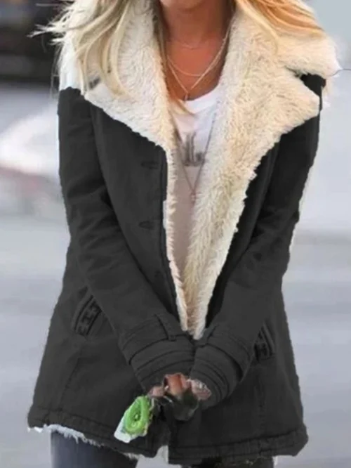 Maria | Luxuriöser Shearling Wintermantel