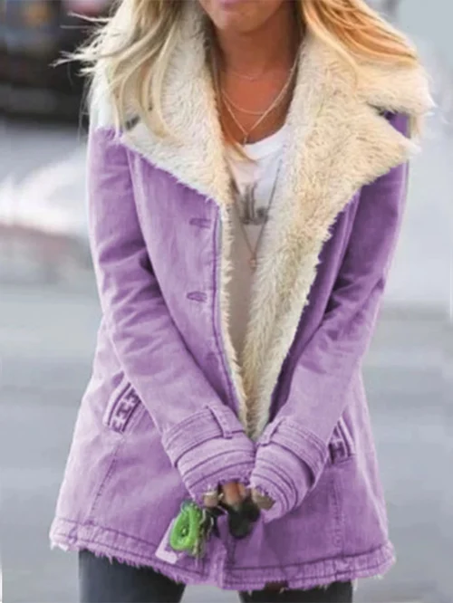 Maria | Luxuriöser Shearling Wintermantel