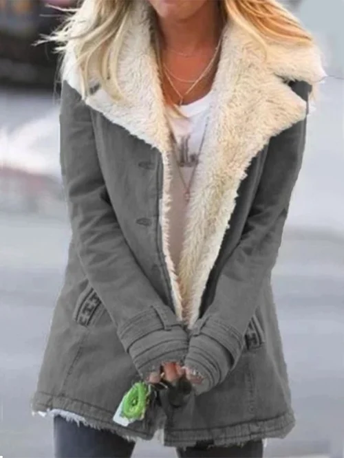 Maria | Luxuriöser Shearling Wintermantel