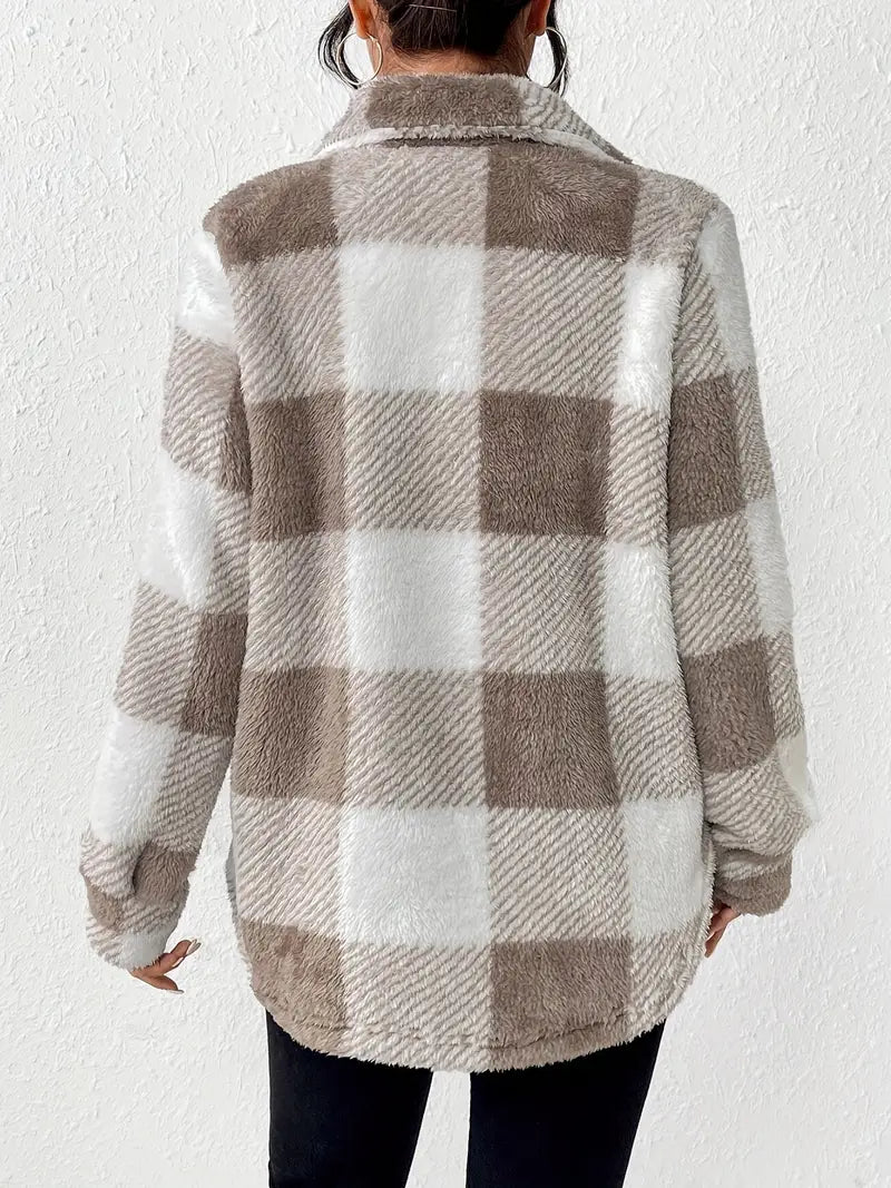 Sandra | Jacke mit Kariertem Muster