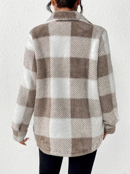 Sandra | Jacke mit Kariertem Muster