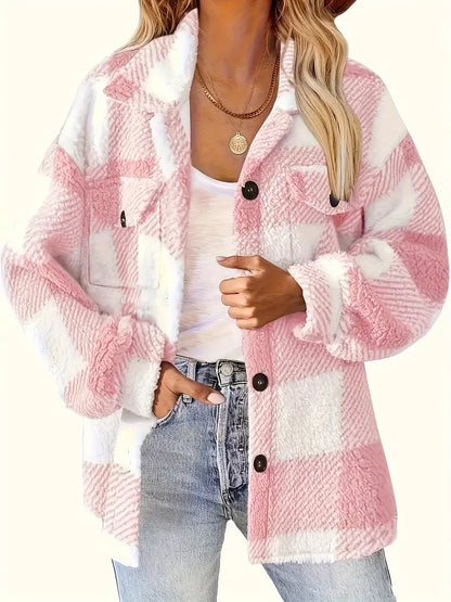 Sandra | Jacke mit Kariertem Muster