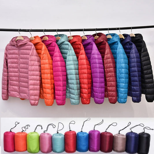 Esther | Damen Daunenjacke mit Kapuze